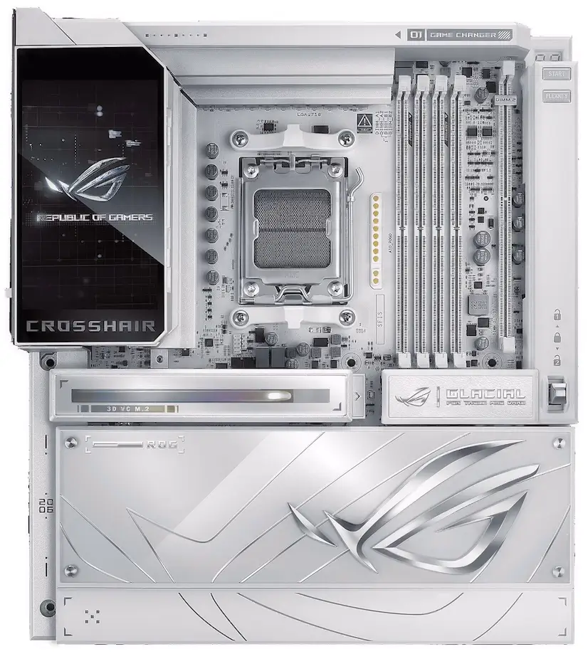 Informático Patones - Montaje Placa Base ASUS ROG CROSSHAIR X870E GLACIAL Patones
