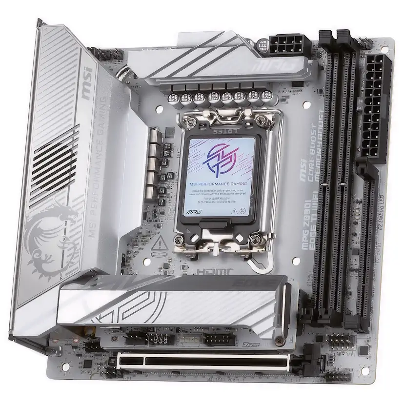Montaje Placa Base MSI MPG Z890I EDGE TI WIFI Gaming PC Patones